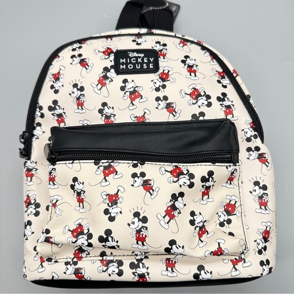 Disney Mickey Mouse Mini Backpack – Bioworld All-Over Print | NWT - Picture 1 of 5